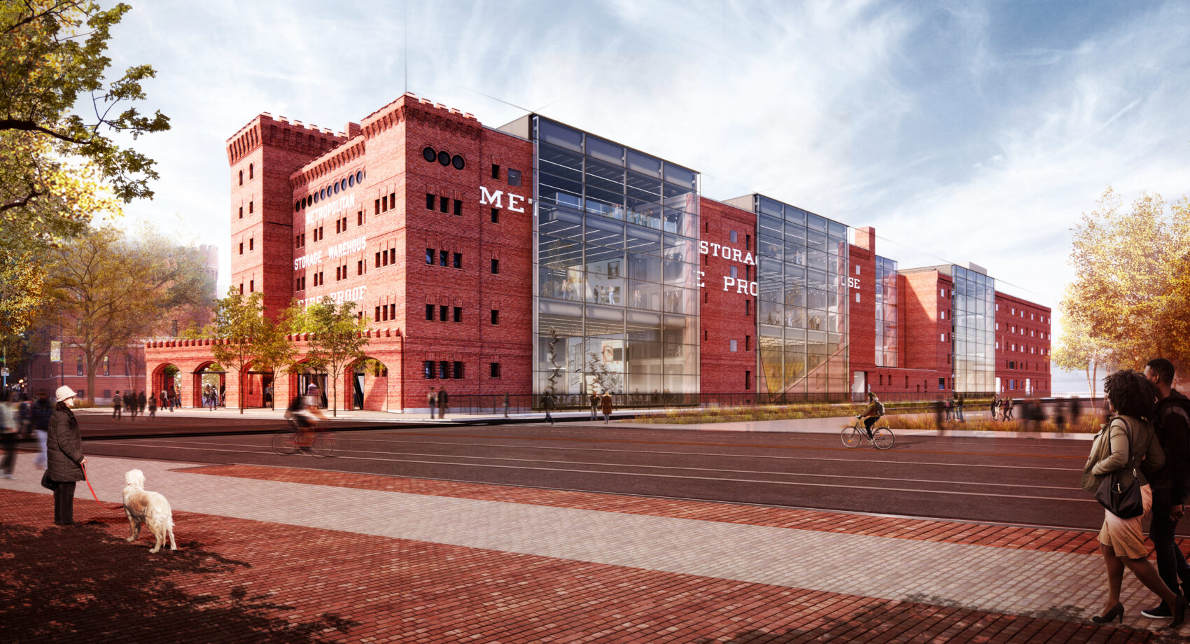 Metropolitan Warehouse (MIT Building W41) after renovation, Cambridge.